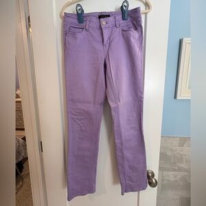 White House Black Market Lilac Ankle Jeans